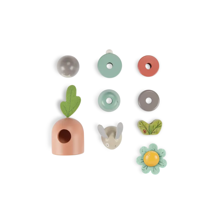 Moulin Roty Moulin Roty Stapelspel Trois Petits Lapins 3575676781111 Moulin Apr26 Speelgoed & Spellen Spellen Wijs west