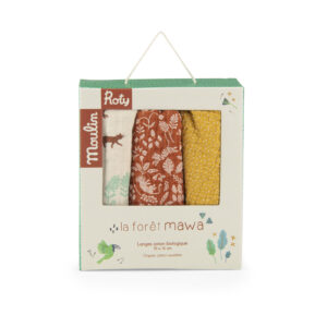 Moulin Roty Set Van 3 Luierdoeken La Forêt Mawa