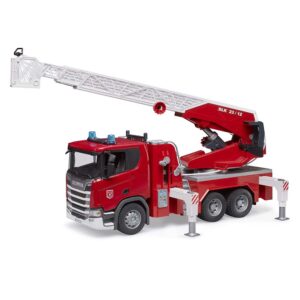 Bruder Scania Super 560R brandweer Ladderwagen