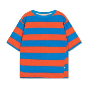 Repose Ams 69. Sweat Tee Wave Flame Block Stripe