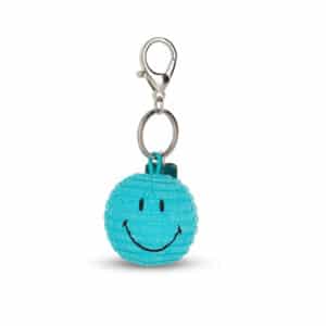 Smiley Keychain ECO Corduroy Teal