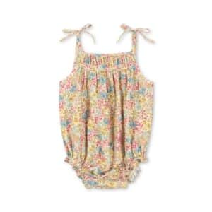 Konges Sløjd Konges Sløjd Vivian Strap Romper Fio Cala 5715681280973 Konges MSS26 Kleding & Accessoires Baby Rompers Wijs west