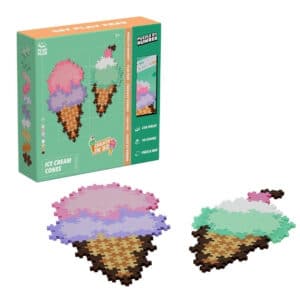 Plus-Plus Puzzle By Number Ice Cream - 250 Pcs