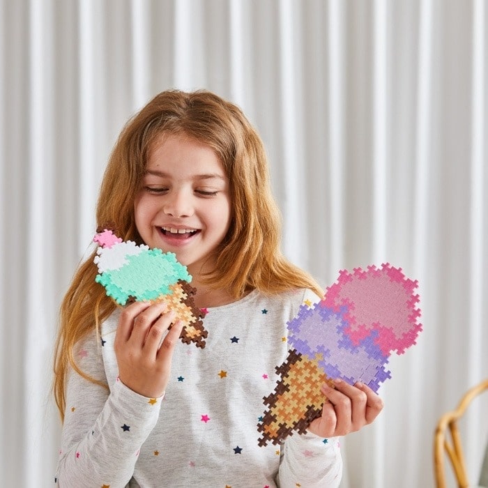 Plus-Plus Puzzle By Number Ice Cream - 250 Pcs