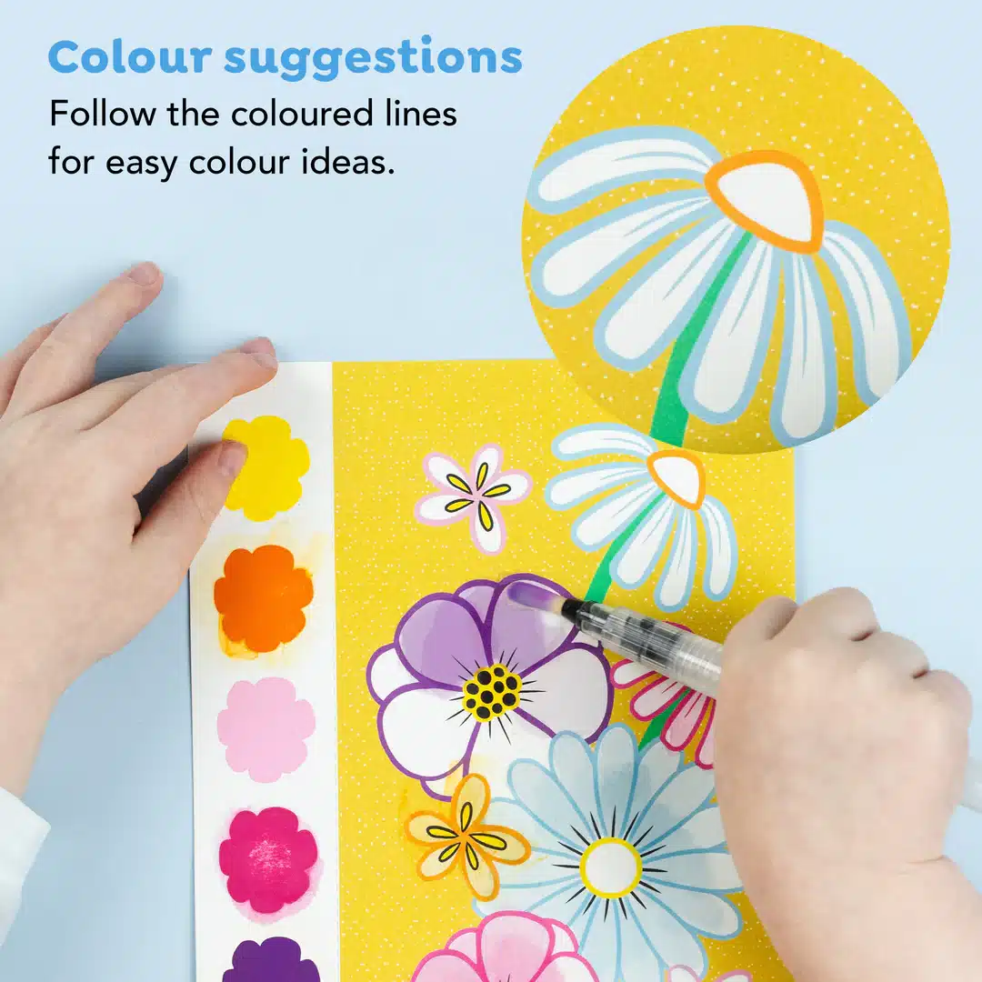 Tiger Tribe Paint-A-Picture Set - Butterflies & Flowers