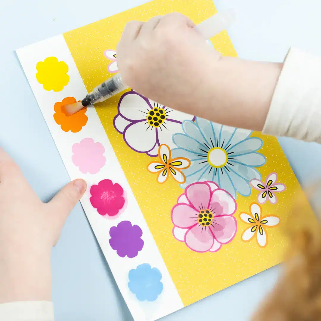Tiger Tribe Paint-A-Picture Set - Butterflies & Flowers