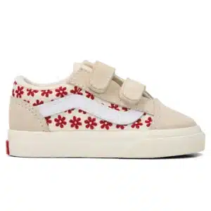 Vans Vans Old Skool V Chan Racing Red 198266397085 Vans SS26 Kleding & Accessoires Schoenen Gympen & Schoenen