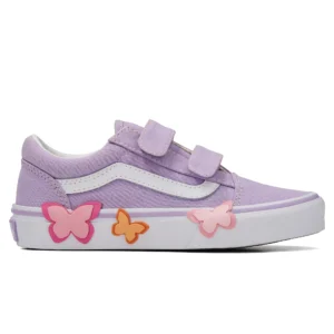 Vans Vans Old Skool V Butterfly Soft Orchid 198266443966 Vans SS26 Kleding & Accessoires Schoenen Gympen & Schoenen