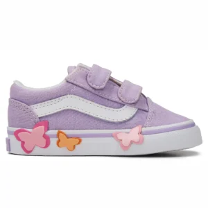 Vans Vans Old Skool V Butterfly Soft Orchid 198266453736 Vans SS26 Kleding & Accessoires Schoenen Gympen & Schoenen