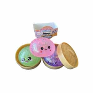 Dumpling Squishy glitter met licht