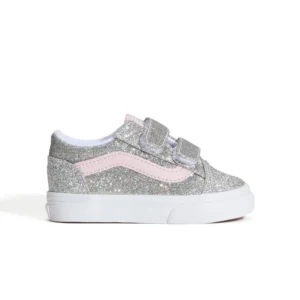 Vans Old Skool V Gltr Svppl Silver/Pale Pet