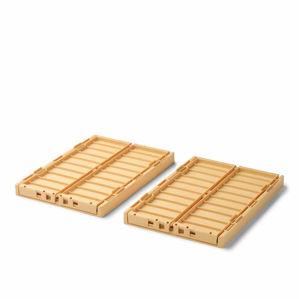 Liewood Liewood Weston Storage Box M 2-pack Lemon yellow 5715493530020 Liewood winston Home & Living Opruimen