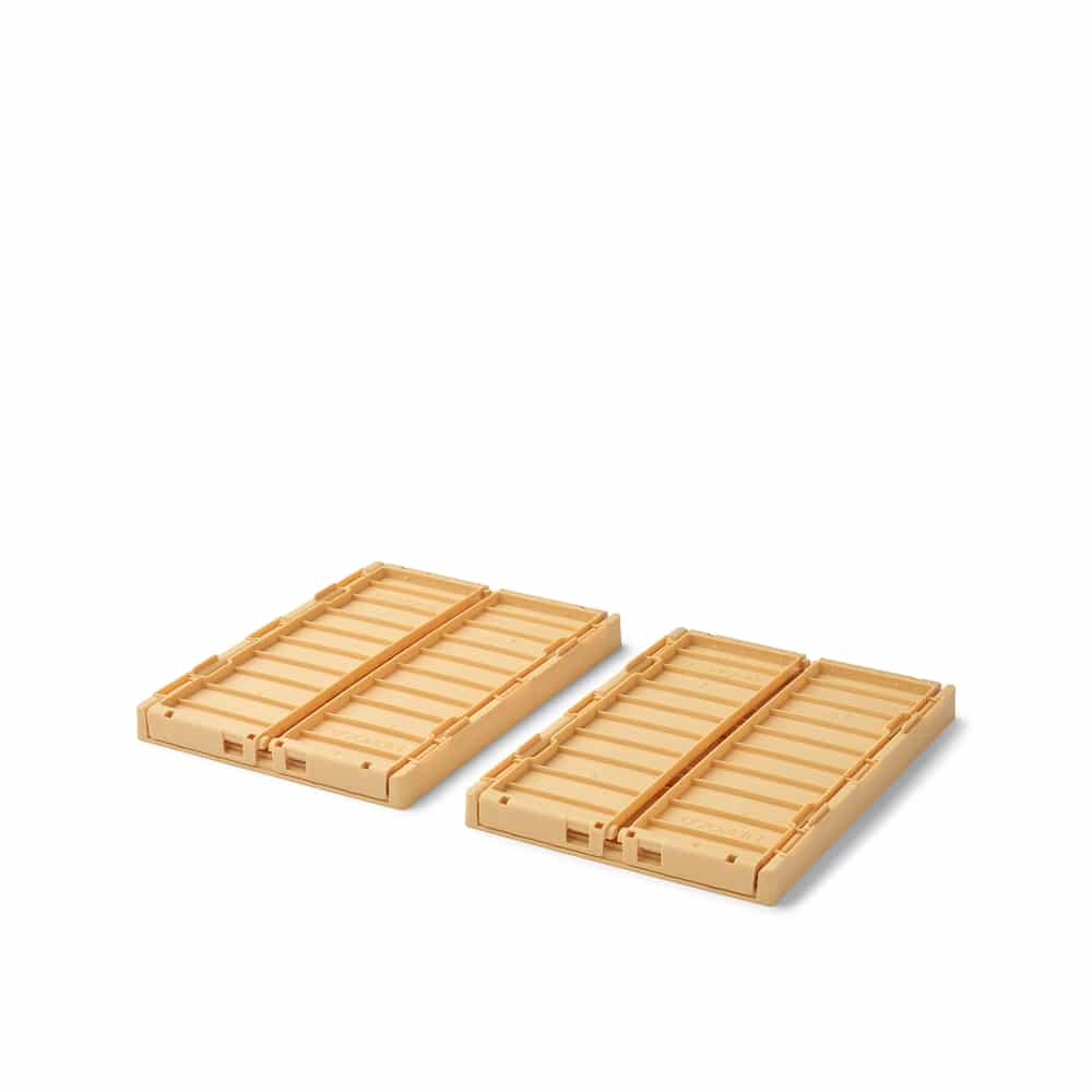 Liewood Liewood Weston Storage Box S 2-pack Lemon yellow 5715493529901 Liewood winston Home & Living Opruimen