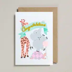 Confetti Pets Kaart - Congratulations Dieren