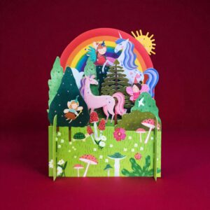 Alljoy Design Kids Pop Up Kaart - Unicorn 794677928742 Alljoy Design Home & Living Kaarten