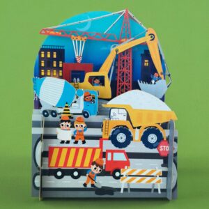 Alljoy Design Kids Pop Up Kaart - Construction 645707799392 Alljoy Design Home & Living Kaarten