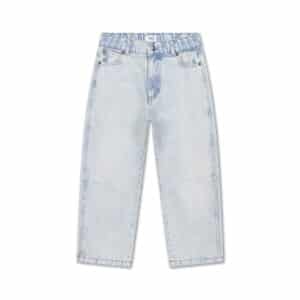 Repose AMS Repose 7. Barrel Pant Vintage Mud Blue 8721562000841  Kleding & Accessoires Broeken