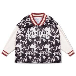 Repose AMS Repose 51. Soccer Tee Liquid Marble Color Block 8721562010475  Kleding & Accessoires Shirts T-shirts
