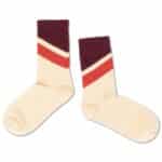 Repose AMS Repose 70. Sporty Socks Sand Diagonal Stripe 8721562002340  Kleding & Accessoires Sokken & Maillots