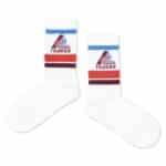 Repose AMS Repose 70. Sporty Socks White Logo 8721562002494  Kleding & Accessoires Sokken & Maillots