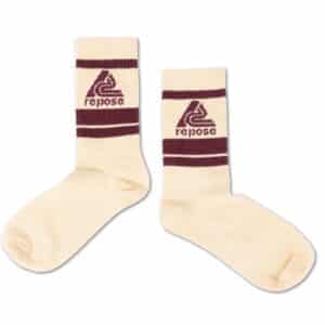 Repose AMS Repose 70. Sporty Socks Sand Logo 8721562002548  Kleding & Accessoires Sokken & Maillots