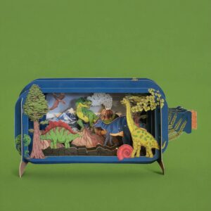 Alljoy Design Message In A Bottle - Dinosaur Kaart 0645707798562 Alljoy Design Home & Living Kaarten