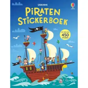 Uitgeverij Usborne Piraten Stickerboek 9781836063698 Simon Boeken & Kleurboeken Plak- & Doeboeken