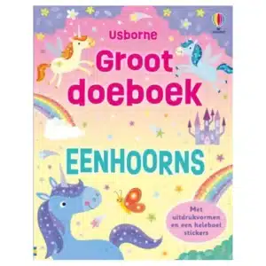 Uitgeverij Usborne Eenhoorns - Groot Doeboek 9781836069355 Simon Boeken & Kleurboeken Plak- & Doeboeken