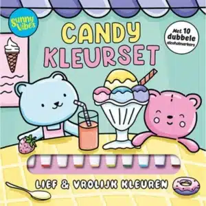 Uitgeverij Lantaarn Sunny Vibes - Candy Kleurset 9789460973390 Simon Boeken & Kleurboeken Plak- & Doeboeken
