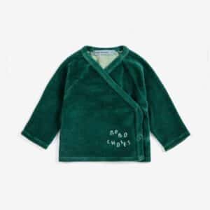Bobo Choses Bobo Choses Crossed Velvet T-shirt Green 8445782389790  Kleding & Accessoires Baby Bovenstukjes