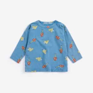 Bobo Choses Bobo Choses Mush Monster Duo All Over T-shirt Blue 8445782391816  Kleding & Accessoires Baby Bovenstukjes
