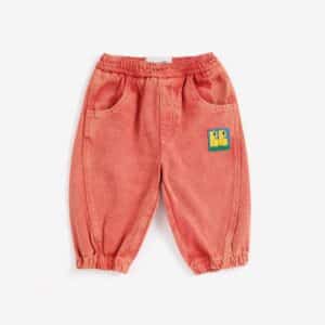 Bobo Choses Bobo Choses Booo Bo Choses Tag Denim Pants Red 8445782393971  Kleding & Accessoires Baby Broekjes