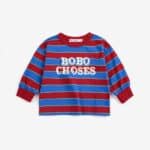 Bobo Choses Bobo Choses Embossed Stripes T-shirt Multicolor 8445782395005 Kleding & Accessoires Baby Bovenstukjes