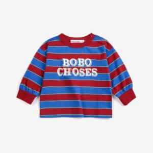 Bobo Choses Bobo Choses Embossed Stripes T-shirt Multicolor 8445782395005  Kleding & Accessoires Baby Bovenstukjes