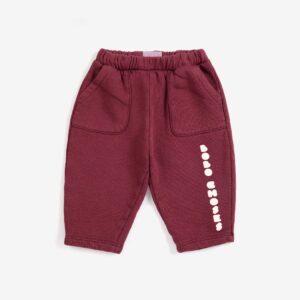 Bobo Choses Bobo Choses Bolder Jogging Pants Burgundy Red 8445782395180  Kleding & Accessoires Baby Broekjes