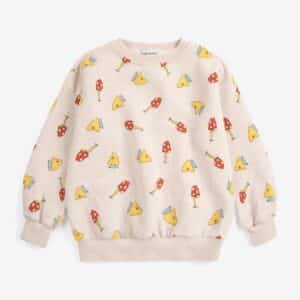 Bobo Choses Bobo Choses Mush Monster Duo All Over Sweatshirt Offwhite 8445782403373  Kleding & Accessoires Sweaters & Truien