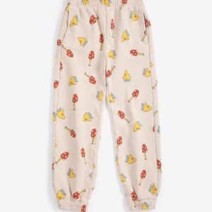 Bobo Choses Bobo Choses Mush Monster Duo All Over Jogging Pants Offwhite 8445782403434  Kleding & Accessoires Broeken