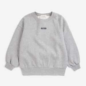 Bobo Choses Mush Monster Duo Sweatshirt Light Heather Grey