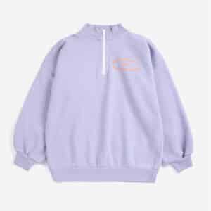 Bobo Choses Mystery Bc Half Zipped Sweatshirt Lavender