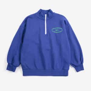 Bobo Choses Mystery Bc Half Zipped Sweatshirt Navy Blue