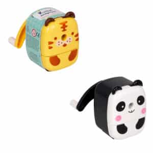 Puntenslijper met Draaihendel Panda of Tijger