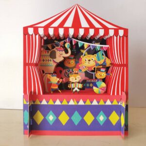 Alljoy Design Kids Pop Up Kaart - Circus 659499991391 Alljoy Design Home & Living Kaarten