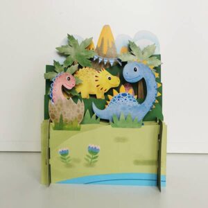 Alljoy Design Kids Pop Up Kaart - Dinosaur 617285428384 Alljoy Design Home & Living Kaarten