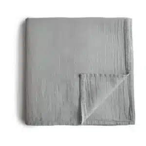 Mushie Swaddle Belgian Grey