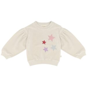 House of Jamie House Of Jamie Balloon Sweater Sandshell (Rib Velvet) 8719654198682 HOJ AW26 Kleding & Accessoires Sweaters & Truien