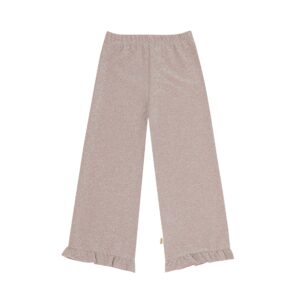 House Of Jamie Ruffled Pants Mauve Rose (Lurex)