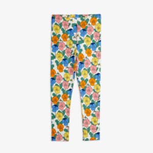 Mini Rodini Mini Rodini Violas Aop Leggings Multi 7332754734829 Rodini AW26 Kleding & Accessoires Broeken Leggings
