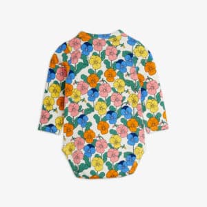 Mini Rodini Mini Rodini Violas Aop Ls Body Multi 7332754735604 Rodini AW26 Kleding & Accessoires Baby Rompers