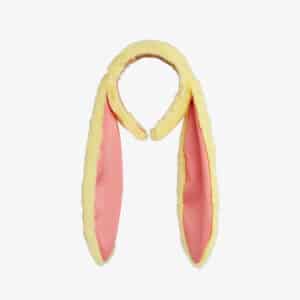 Mini Rodini Mini Rodini Faux Fur Rabbit Ear Headband Yellow 7332754742886 Rodini AW26 Verzorging Haaraccessoires Haarbanden