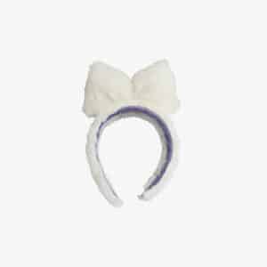 Mini Rodini Mini Rodini Faux Fur Bow Headband Off-White 7332754742893 Rodini AW26 Verzorging Haaraccessoires Haarbanden